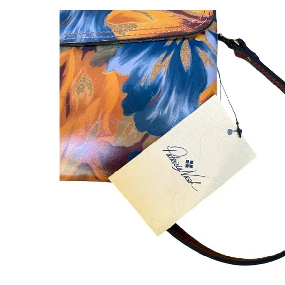 NWT Patricia Nash Leather Crossbody Bag Marigold Harvest Retail $149 - Picture 6 of 8
